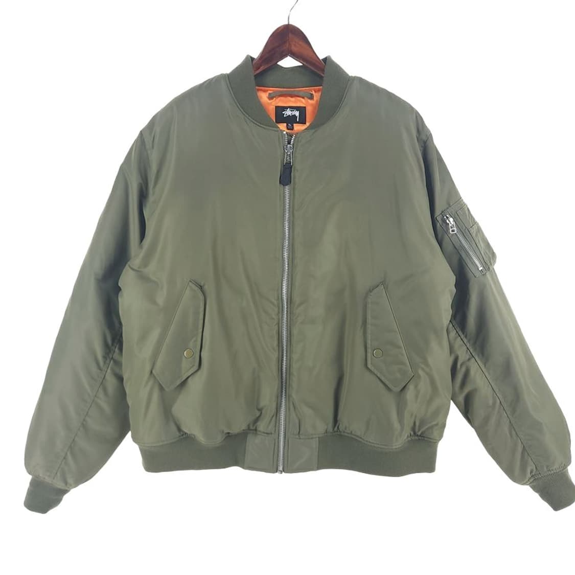 [남XL]스투시x꼼데가르송 MA-1 봄버 자켓[Y61-310] 상품이미지1