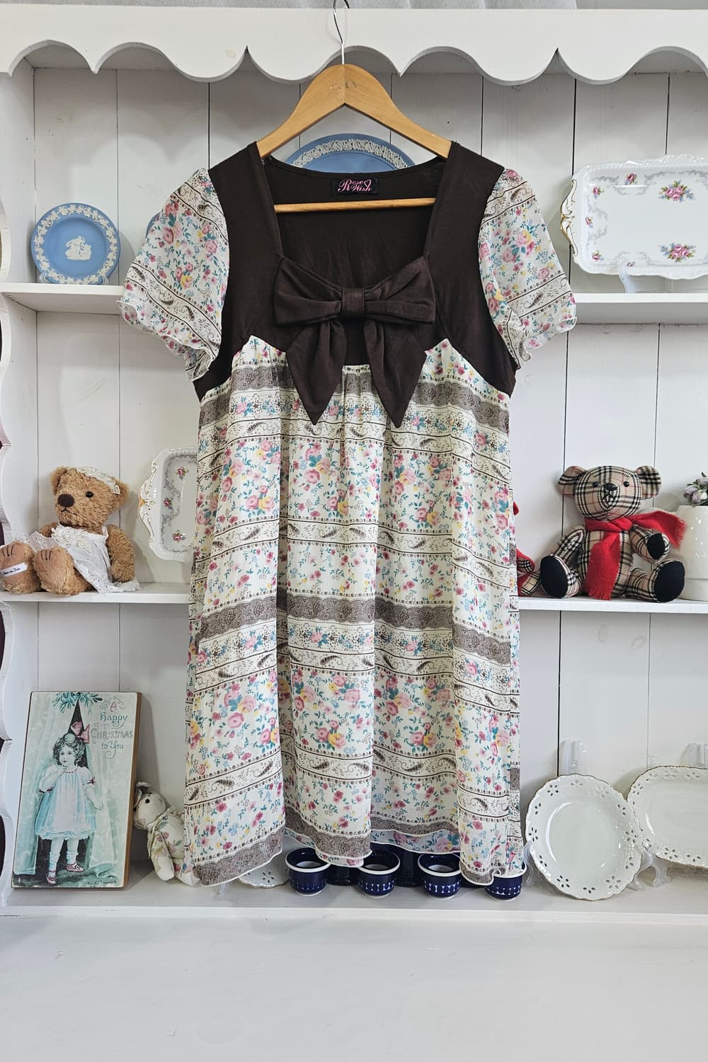 플로럴 리본 원피스 상품이미지2