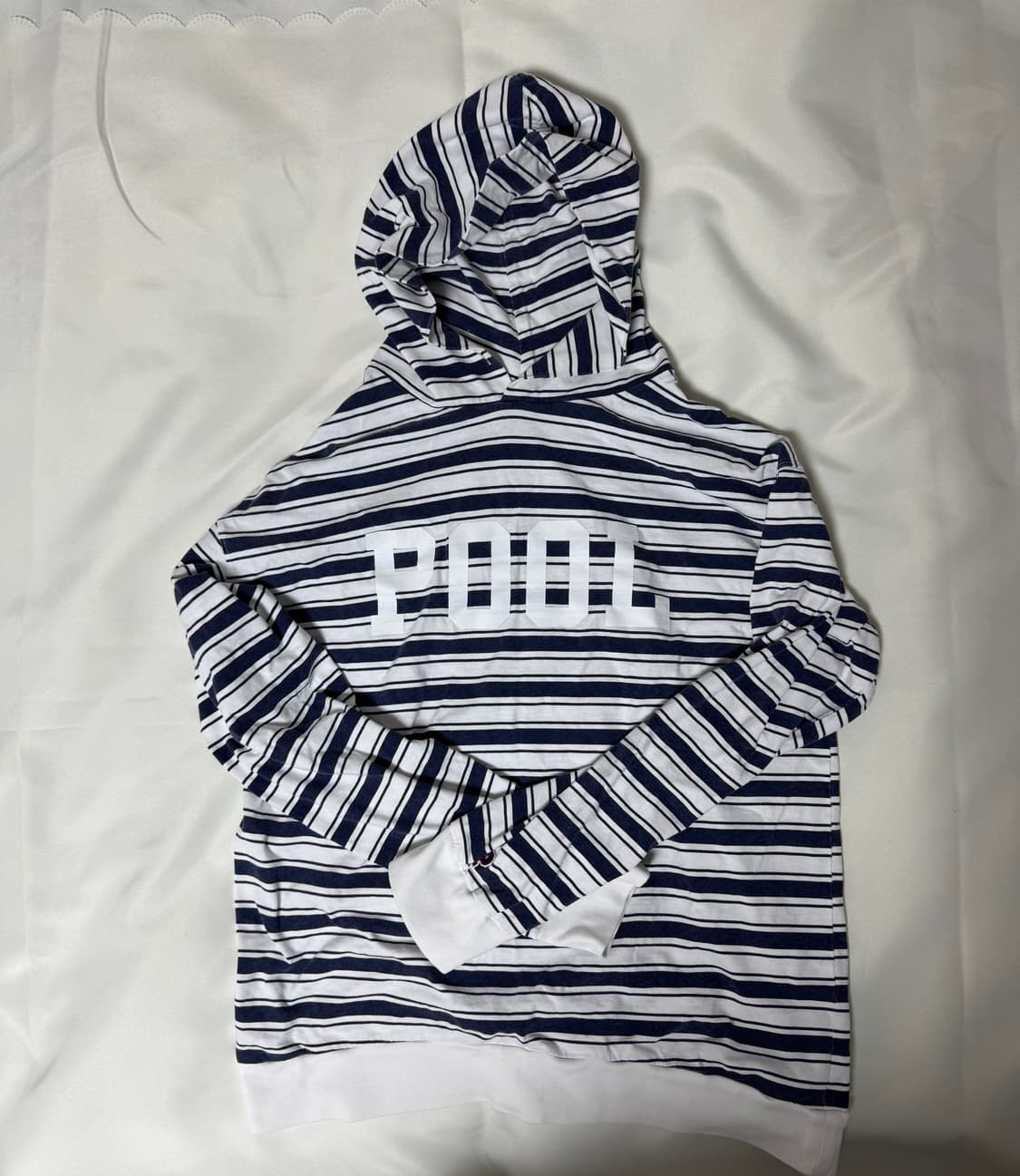 더풀 아오야마 스트라이프 후디 상품이미지1