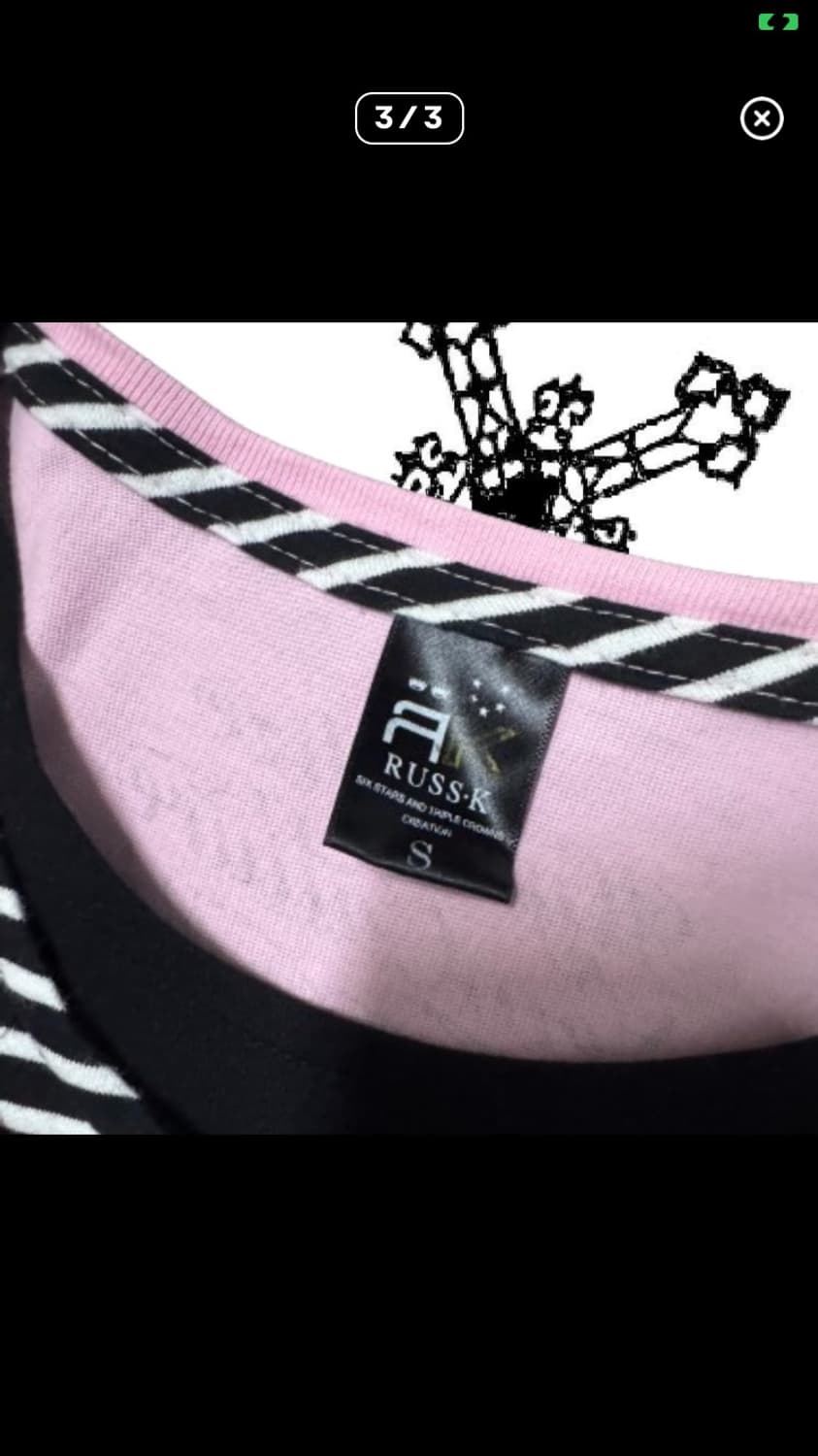 핑크 레이어드 반팔티 상품이미지3