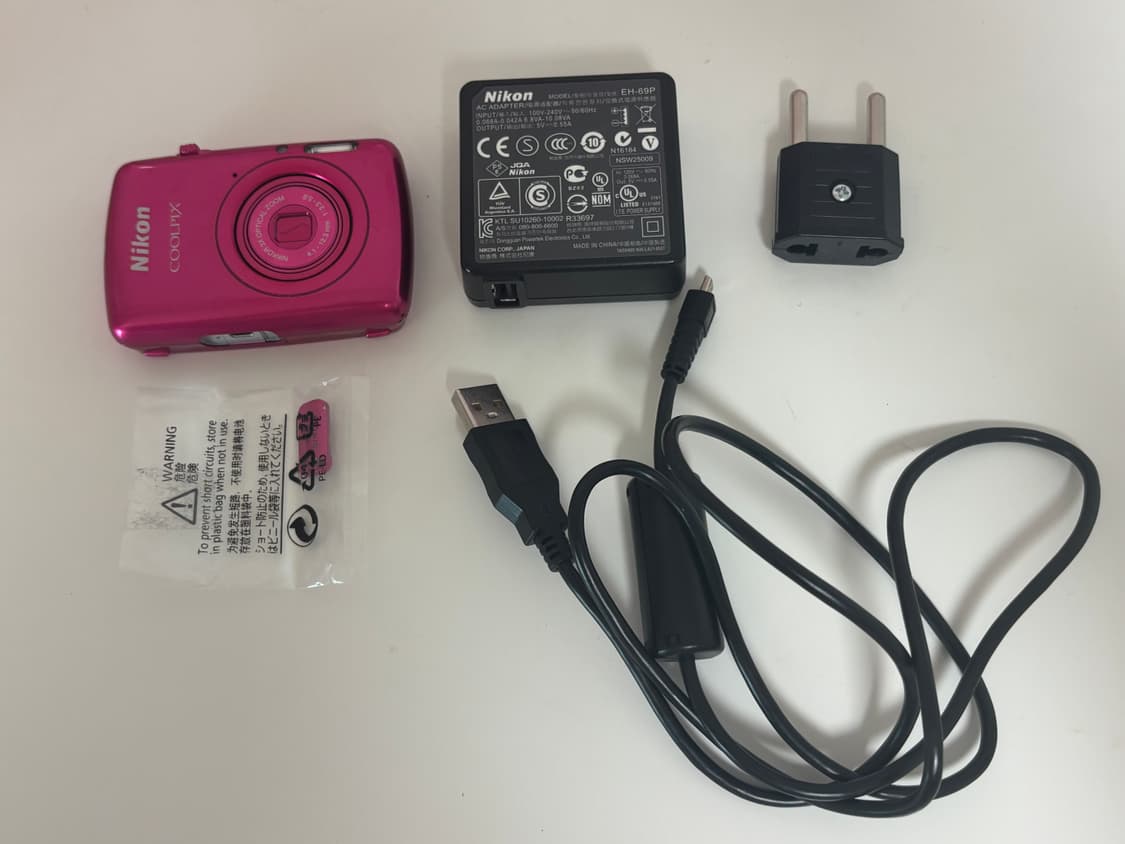 nikon coolpix 니콘 쿨픽스 s01 핑크 상품이미지8
