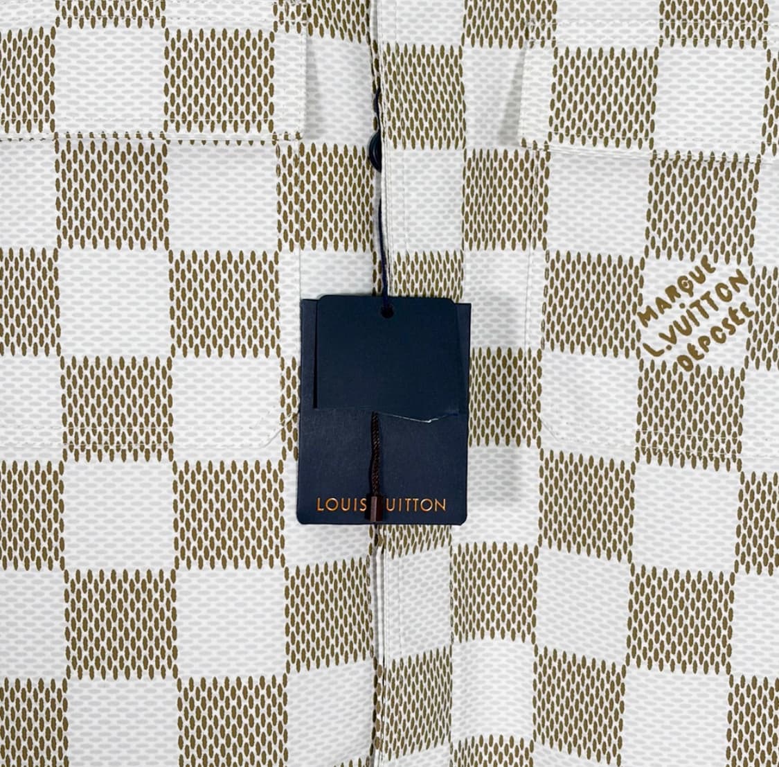 [L] 루이비통 남성 다미에 모노그램 코튼 나일론 오버사이즈 셔츠 자켓 상품이미지4