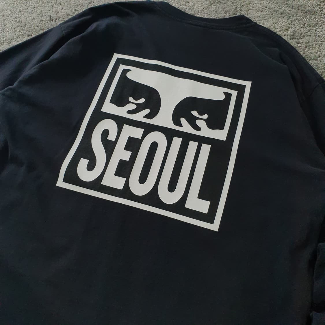 [무료배송] OBEY 서울 그래픽 긴팔 티셔츠 상품이미지4