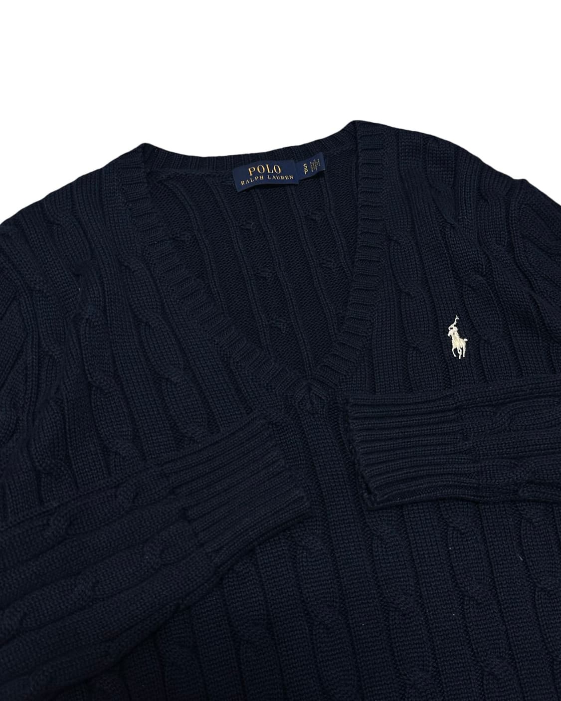 폴로 랄프로렌 꽈배기 네이비 니트 상품이미지4