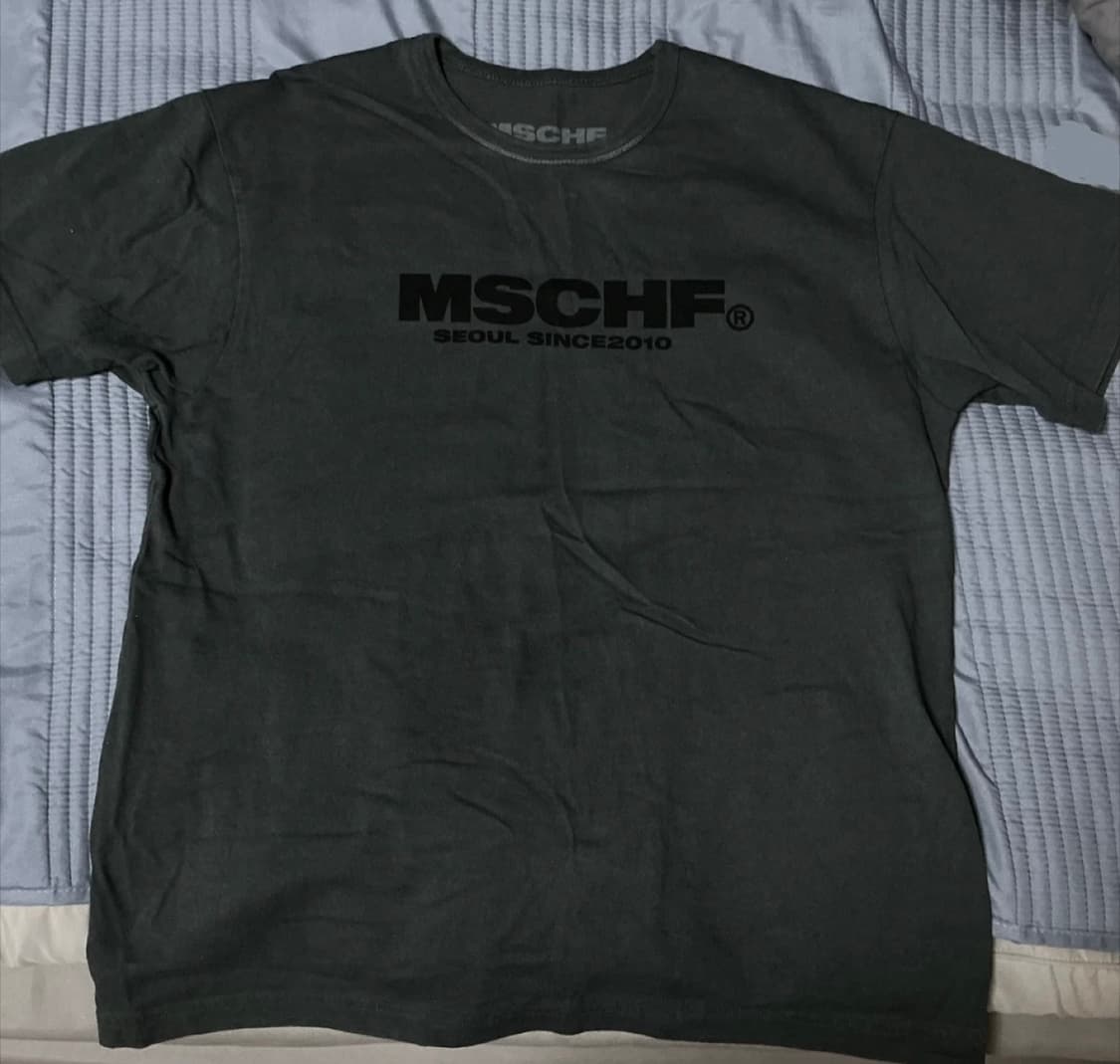 미스치프 차콜 반팔티 M 상품이미지1