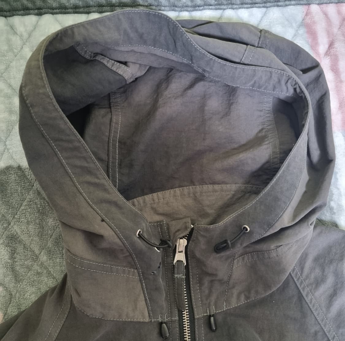 스투시 웨이브 다이 비치 쉘 자켓 블랙 m 상품이미지3