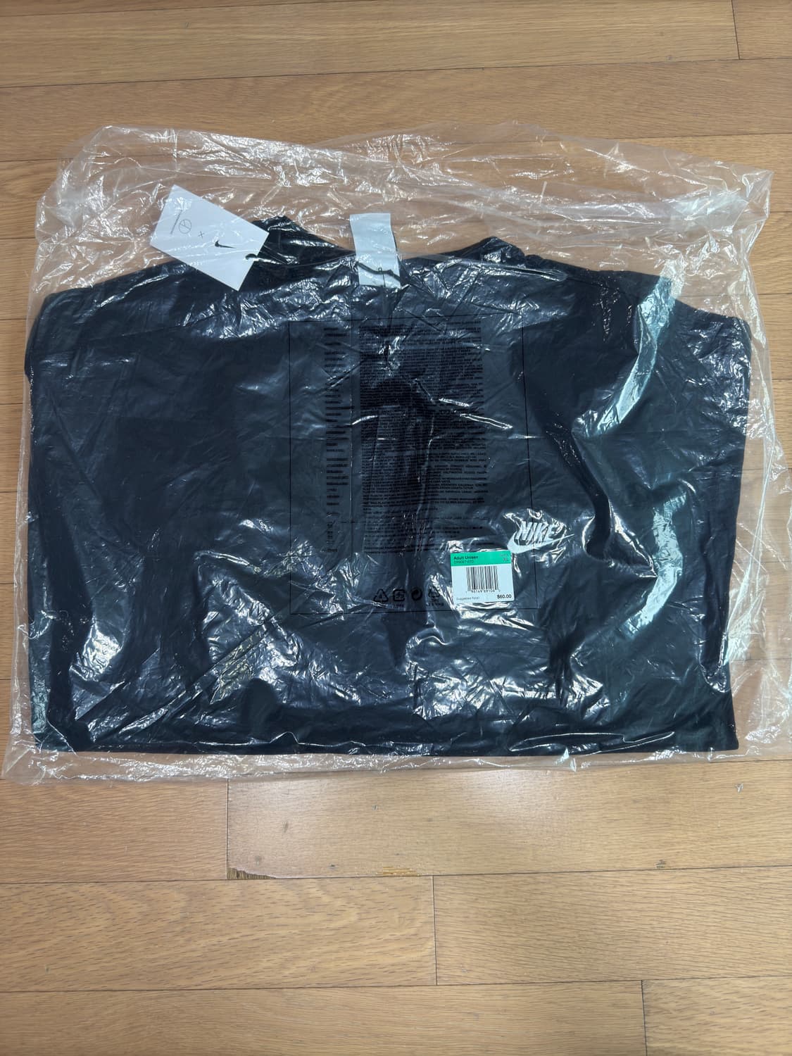 [XL] 나이키 x 피스마이너스원 피마원 롱슬리브 긴팔 티셔츠 블랙 지디 상품이미지3