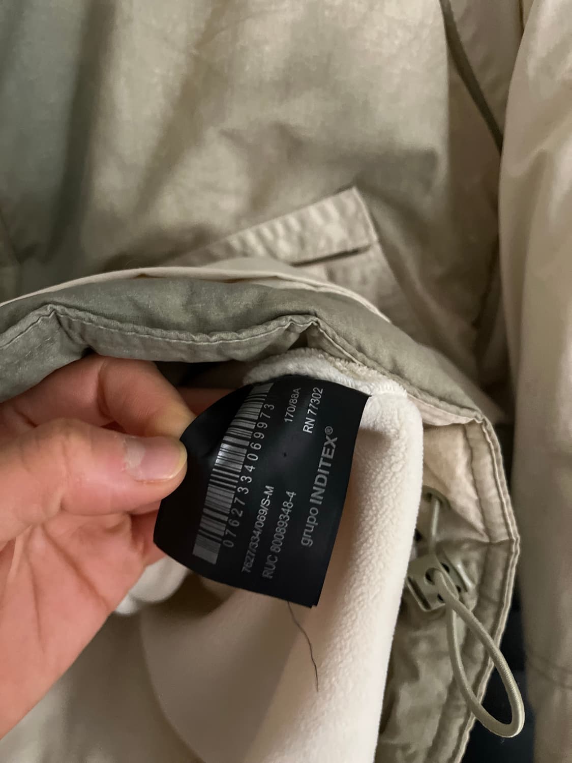 ZARA 타이다이 테크니컬 자켓 S-M 상품이미지6