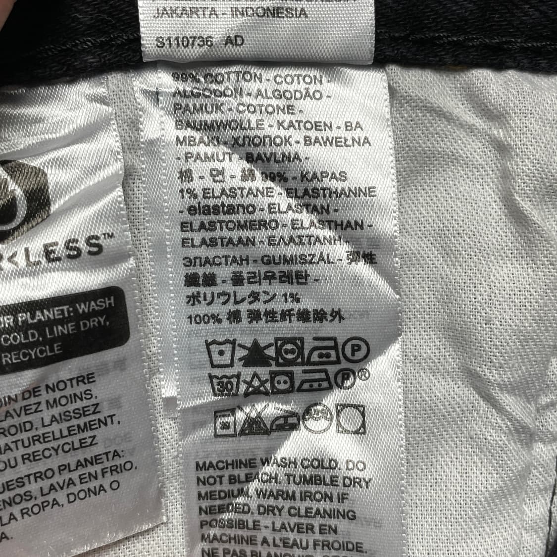 LEVI'S 리바이스501 빈티지 블랙 데님 하프팬츠 A01176 상품이미지9