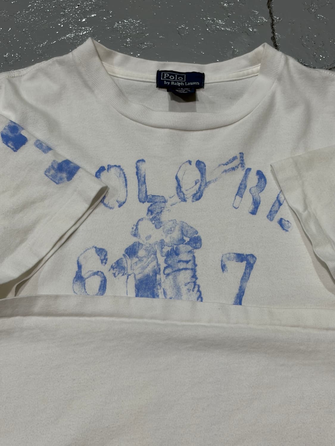 폴로 랄프로렌(PoloRalphLauren) 빅포니 화이트 반팔 티셔츠 상품이미지6