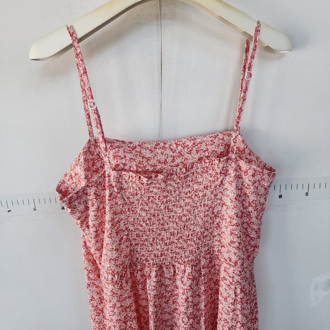 수입 스모키 밴딩 플라워 롱 원피스 상품이미지5