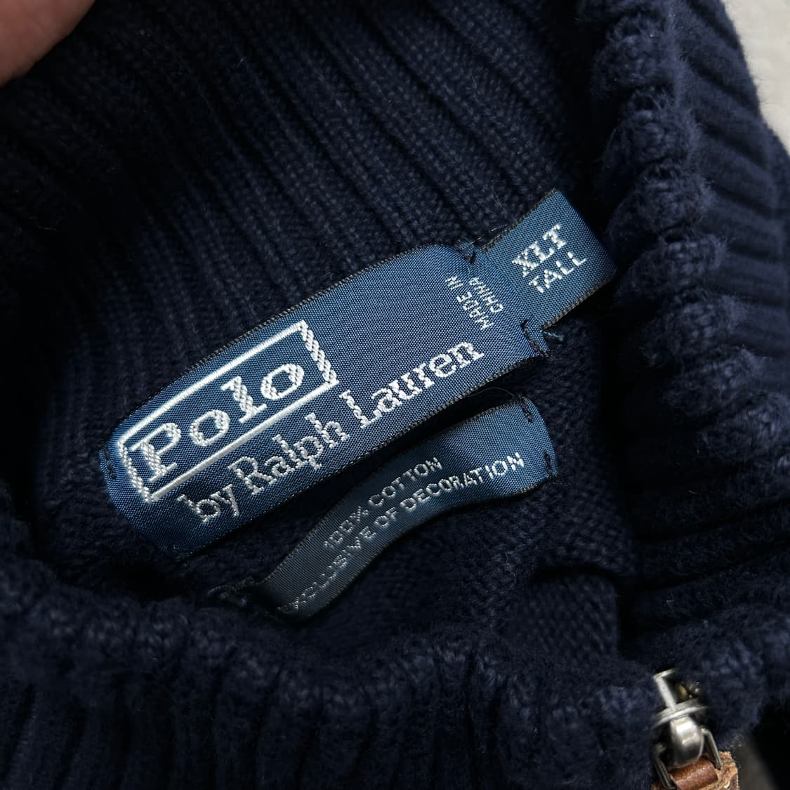 폴로 빅포니 치프키프 USA 성조기 니트집업(XL) 상품이미지2