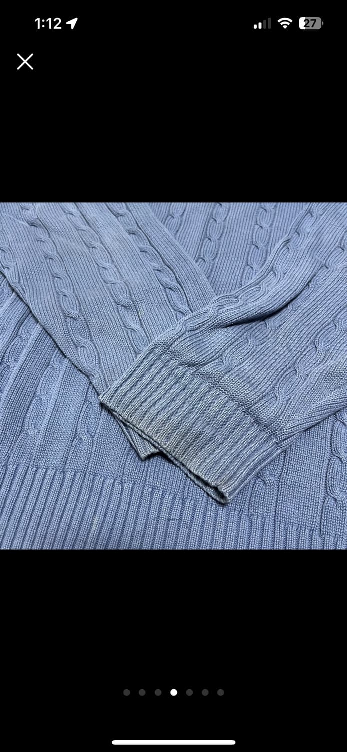 타미힐피거 빈티지 꽈배기 니트 L 판매 상품이미지4