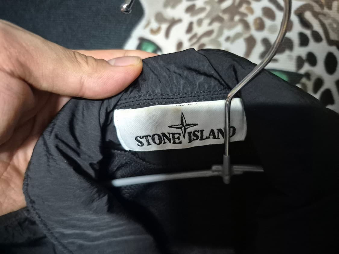 스톤 아일랜드 나일론 텔라 TC 오버셔츠 자켓 블랙 L 정품 상품이미지2