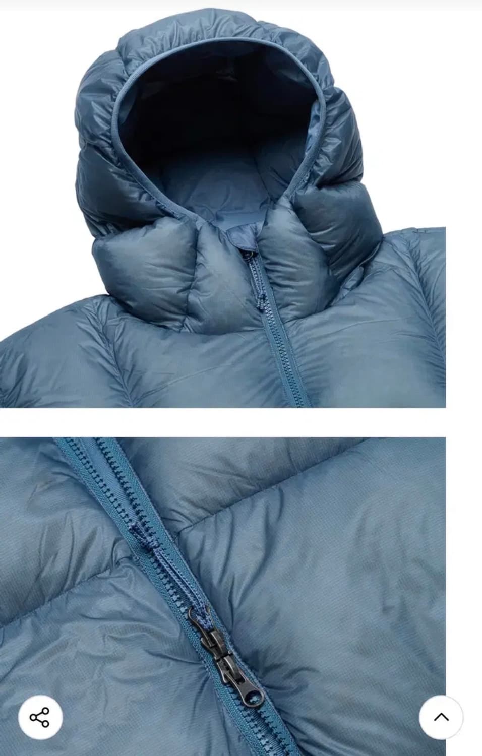 [새제품/XXL] 블랙야크 스톤마스터 다운자켓 - 어반블루 상품이미지7