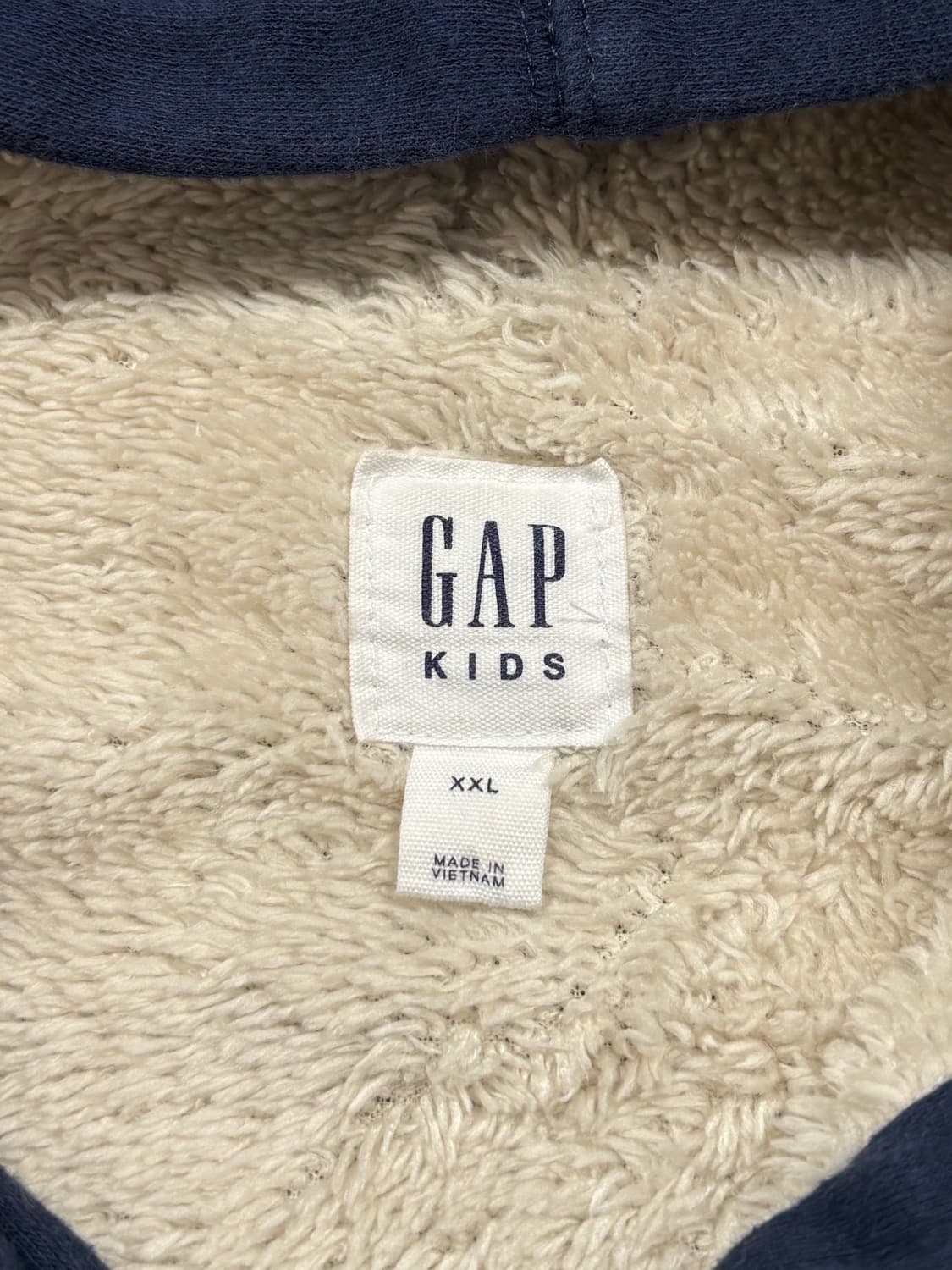 갭 네이비 빅로고 후드집업 상품이미지5