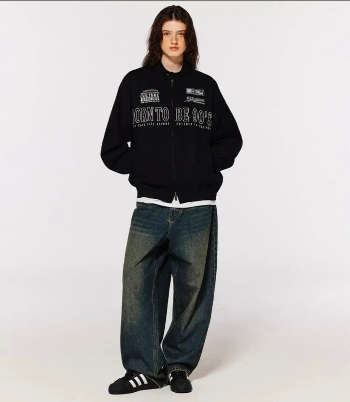 1993스튜디오 빈티지 코튼 트윌 바이커자켓 M size 상품이미지9