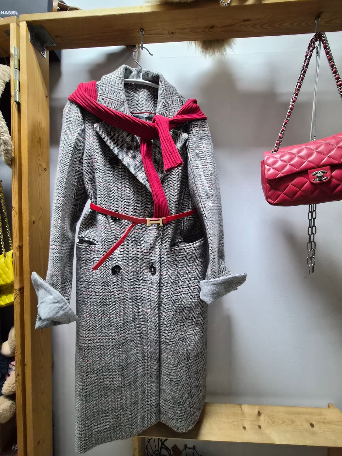 SJSJ 체크자켓코트 상품이미지1