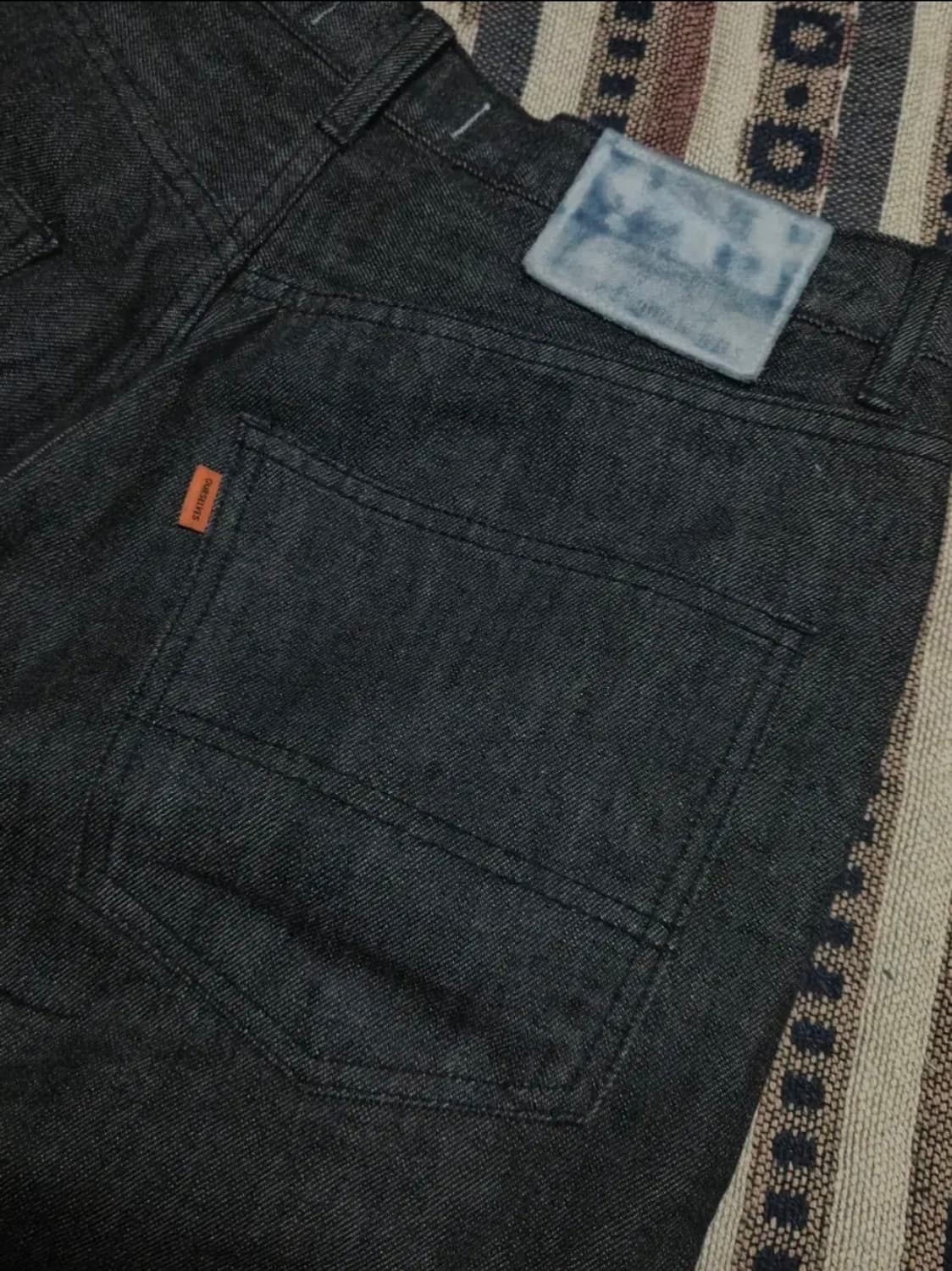 [2]아워셀브스 릴렉스드 데님 팬츠 블랙 상품이미지4