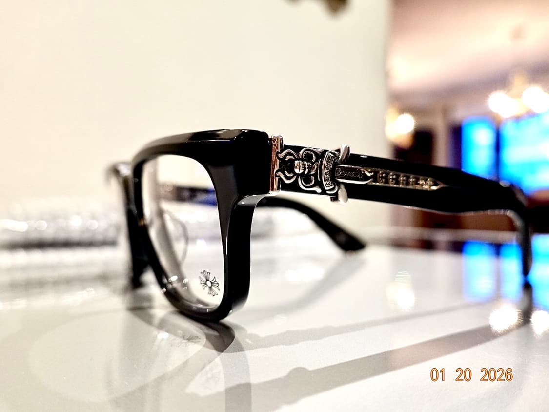 크롬하츠안경 바질리오네어2 블랙/실버 상품이미지4