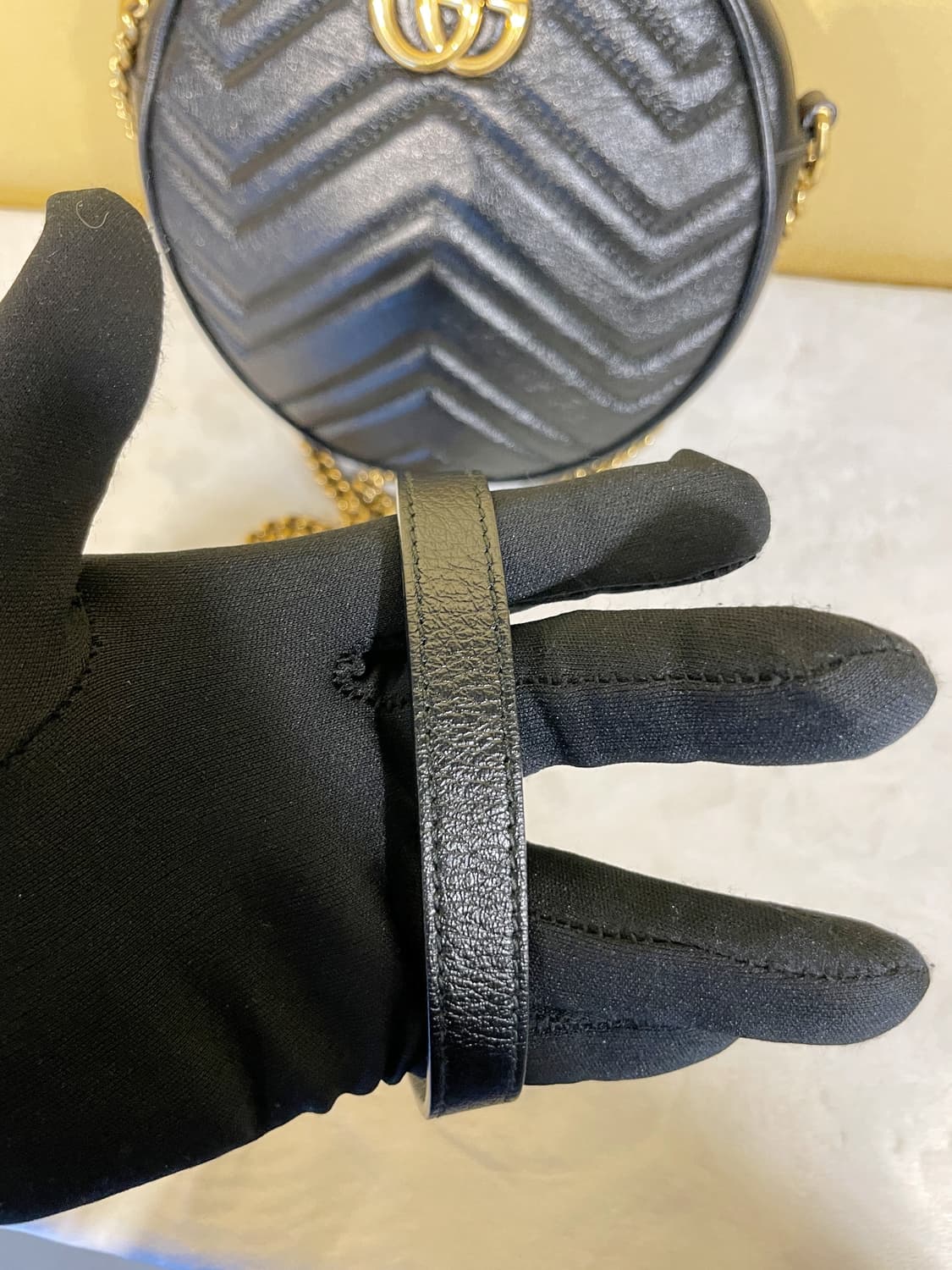 구찌 마몬트 미니 체인 탬버린백 상품이미지9