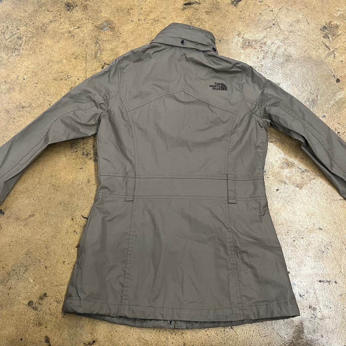 [정품/85] 노스페이스 카키색 야상 점퍼 b15 상품이미지4