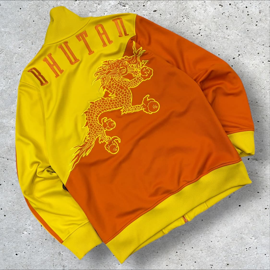 [105] 07s 아디다스 부탄 축구 져지 트랙탑 오렌지/옐로우 D741 상품이미지2