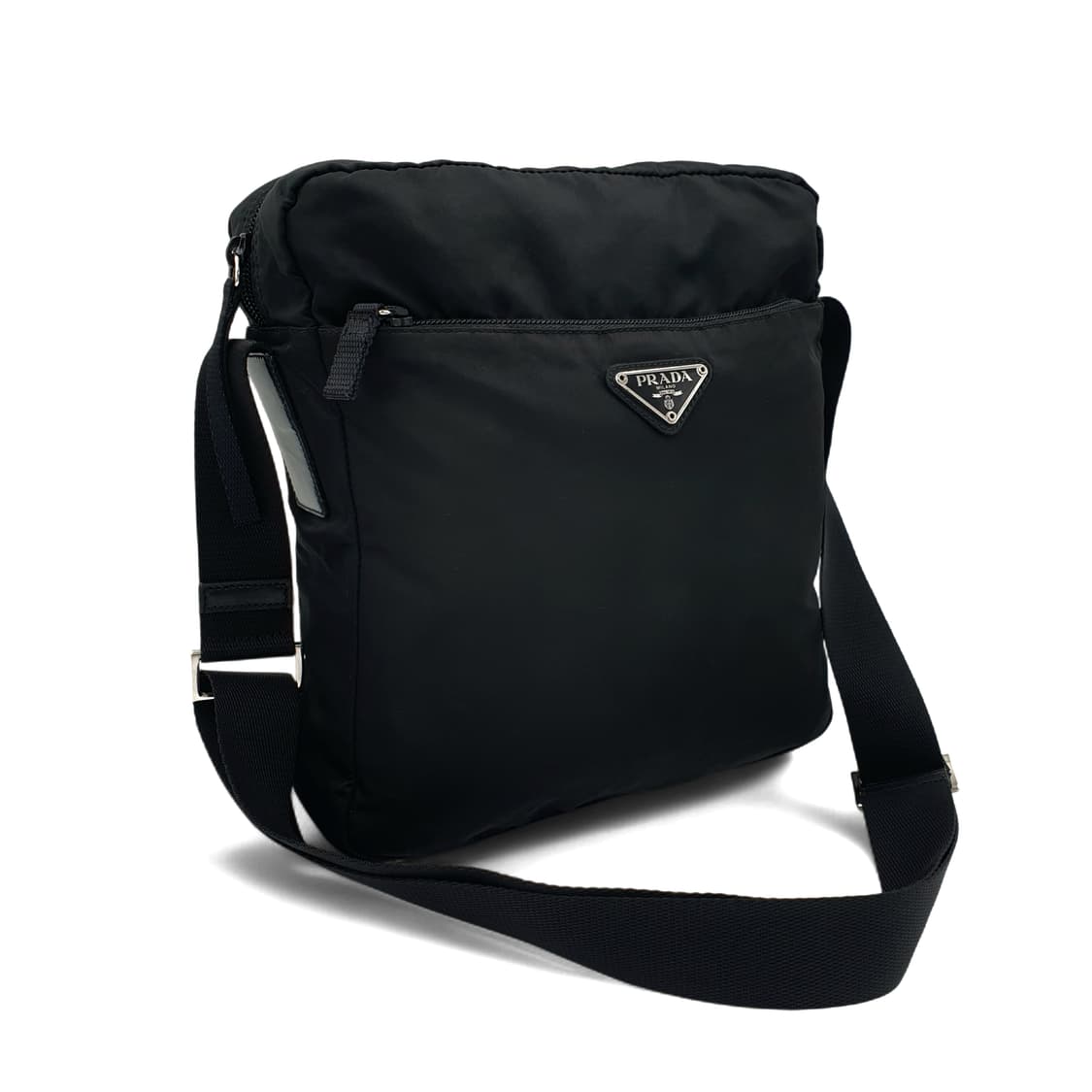 프라다 블랙 리나일론 메신저백 크로스백 숄더백 상품이미지1