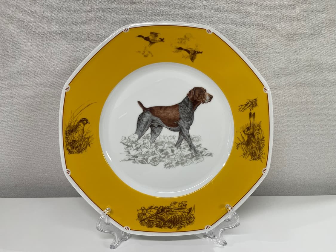 에르메스 샹 쿠홍 chiens Courants 브라크알레망 플레이트 1P 상품이미지2