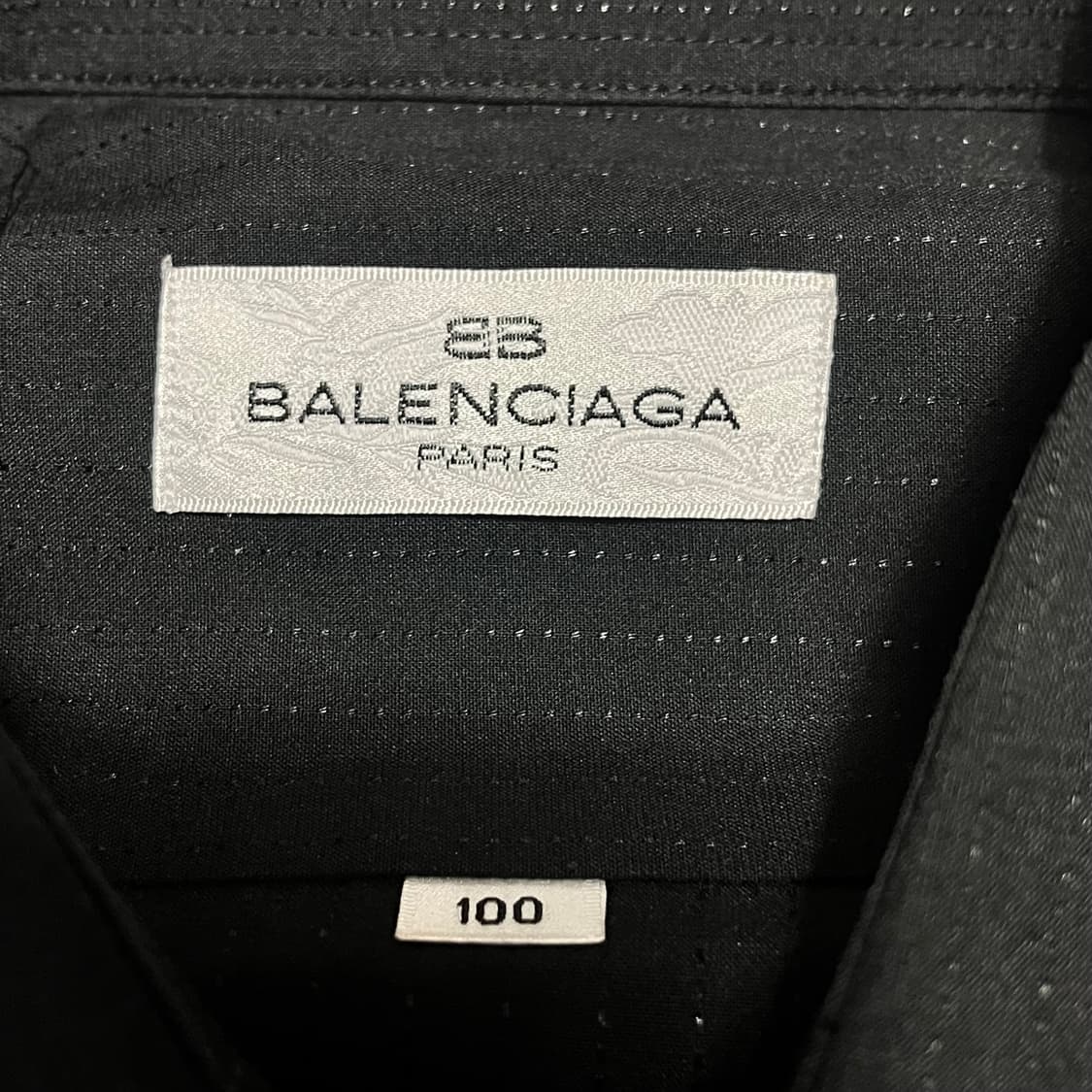 L 발렌시아가 파리 블랙 셔츠 상품이미지4