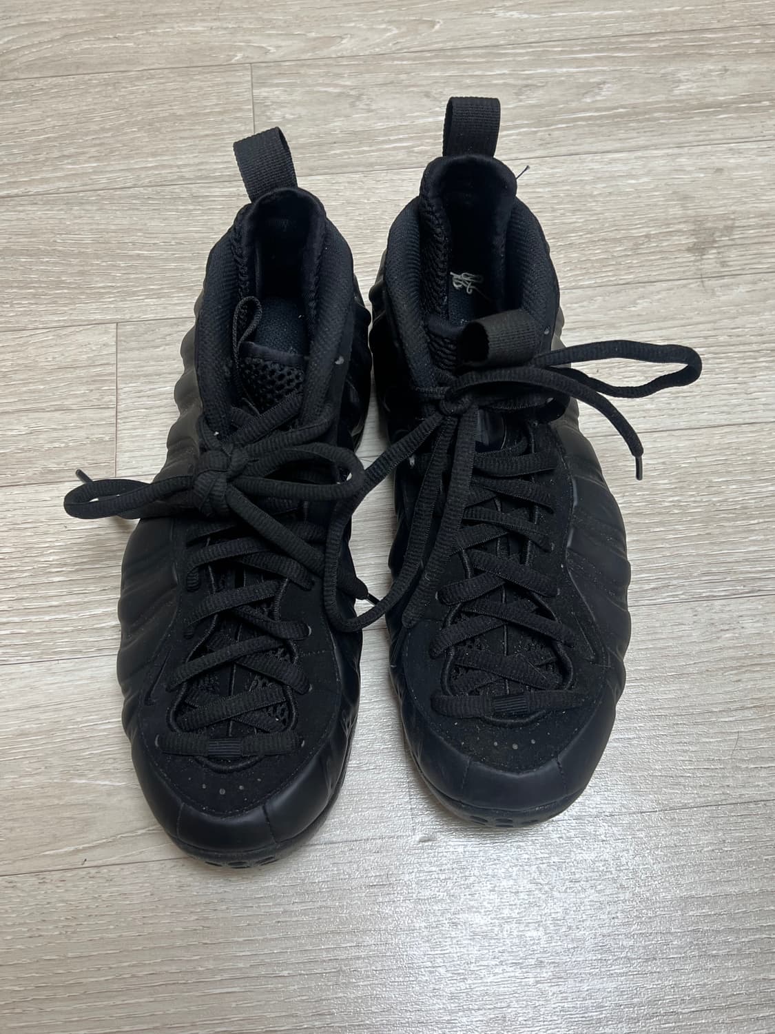 나이키 폼포짓 블랙 앤트러사이트 255 상품이미지2