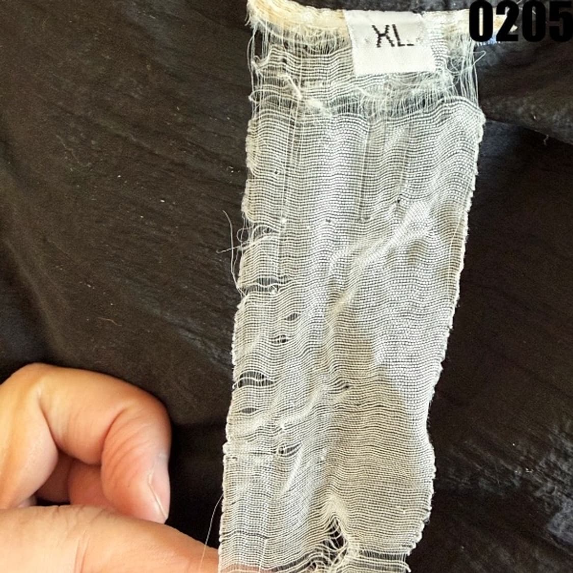 스톤아일랜드 후드 패딩 베스트 XL 하단 와펜 0205 상품이미지10