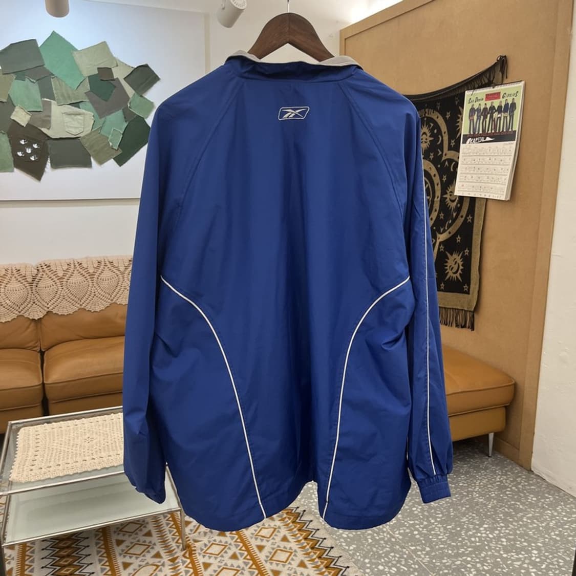 리복 올드스쿨 레트로 00's 스포티 바람막이 자켓 110 C11031 상품이미지4