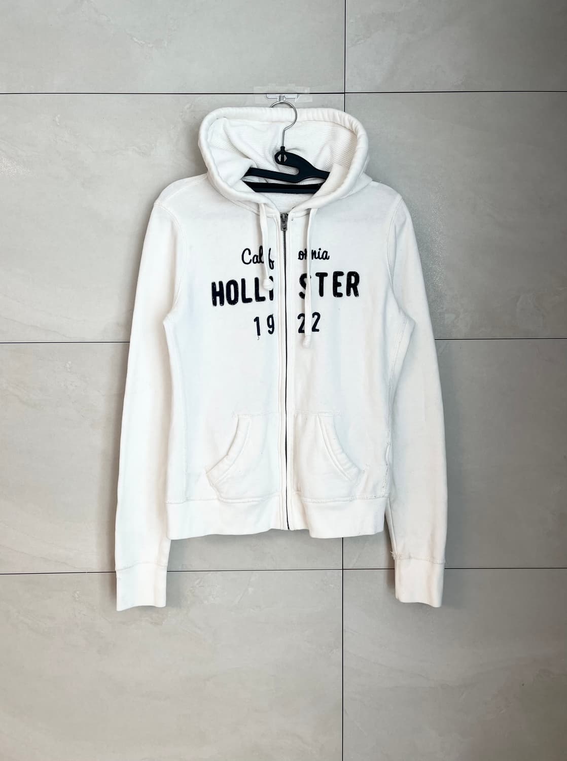 홀리스터 캘리포니아 화이트 후드집업 (M)  상품이미지2
