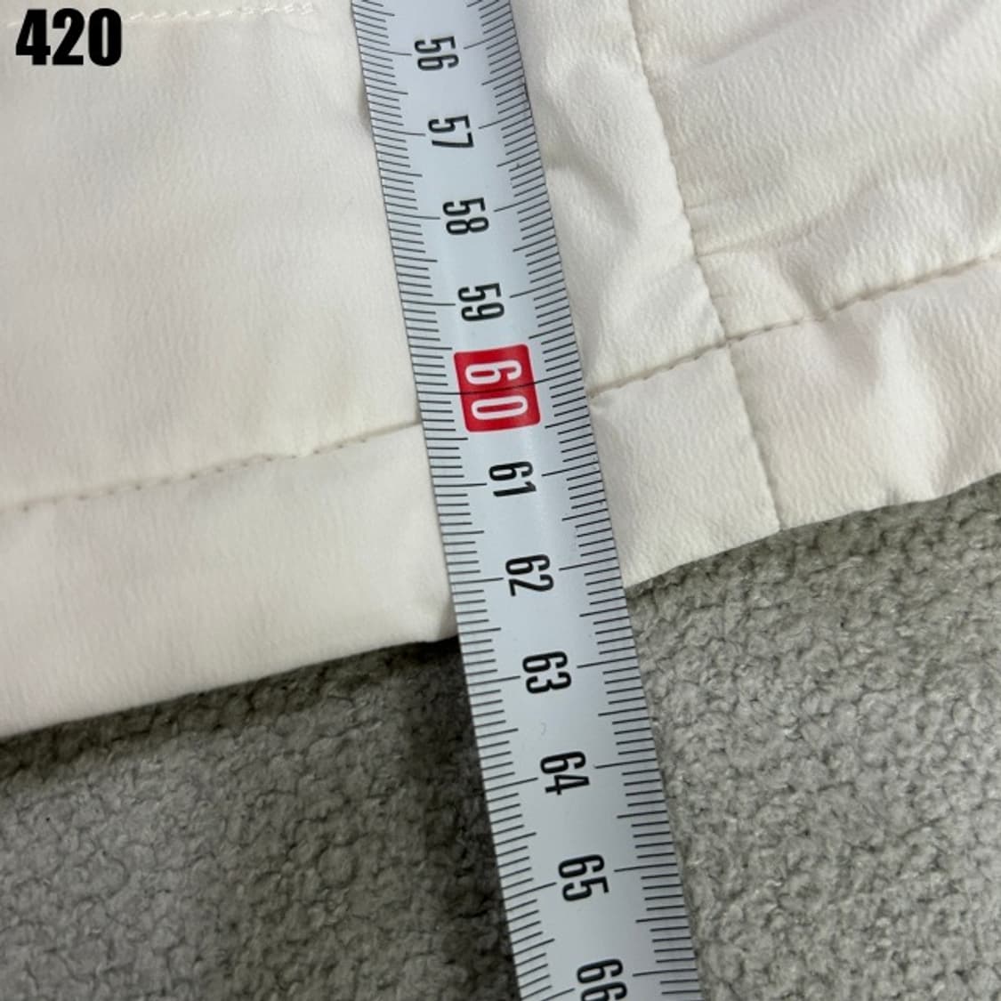 노스페이스 화이트 패딩자켓 후드  상품이미지5