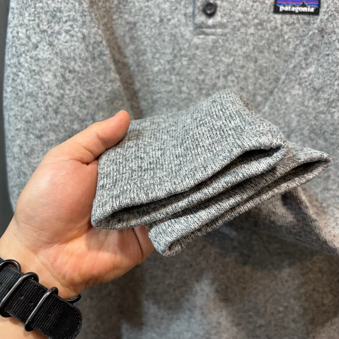 [L] PATAGONIA 파타고니아 헨리넥 풀오버 니트 상품이미지3