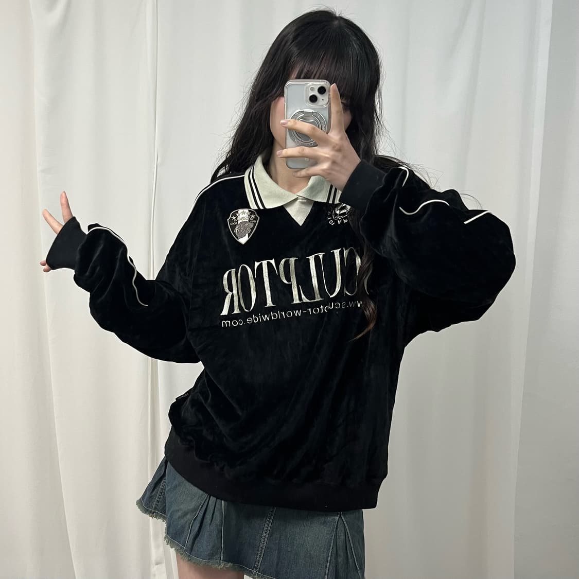 Sculptor velour soccer jersey 상품이미지2