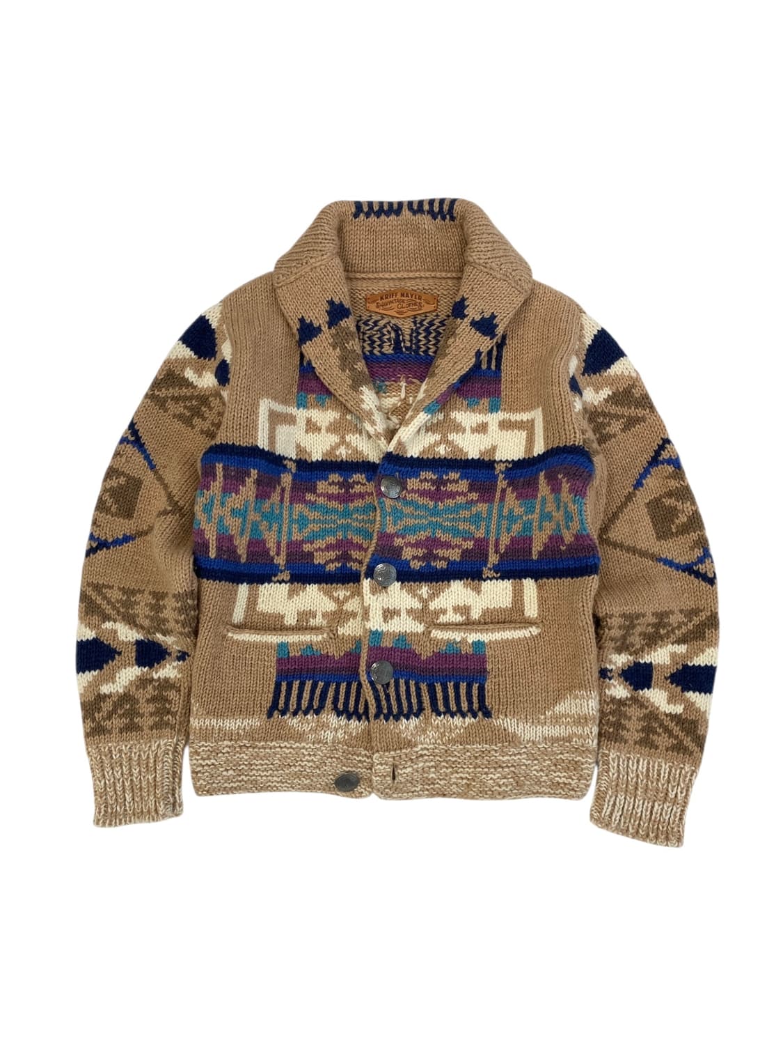 Kriff Mayer 네이티브 핸드니트 가디건 스웨터  상품이미지1