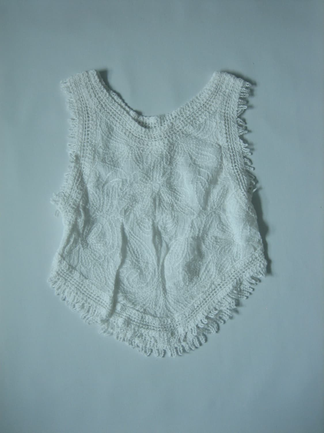 [Vintage] Crochet Lace Froral Tank Top 상품이미지3
