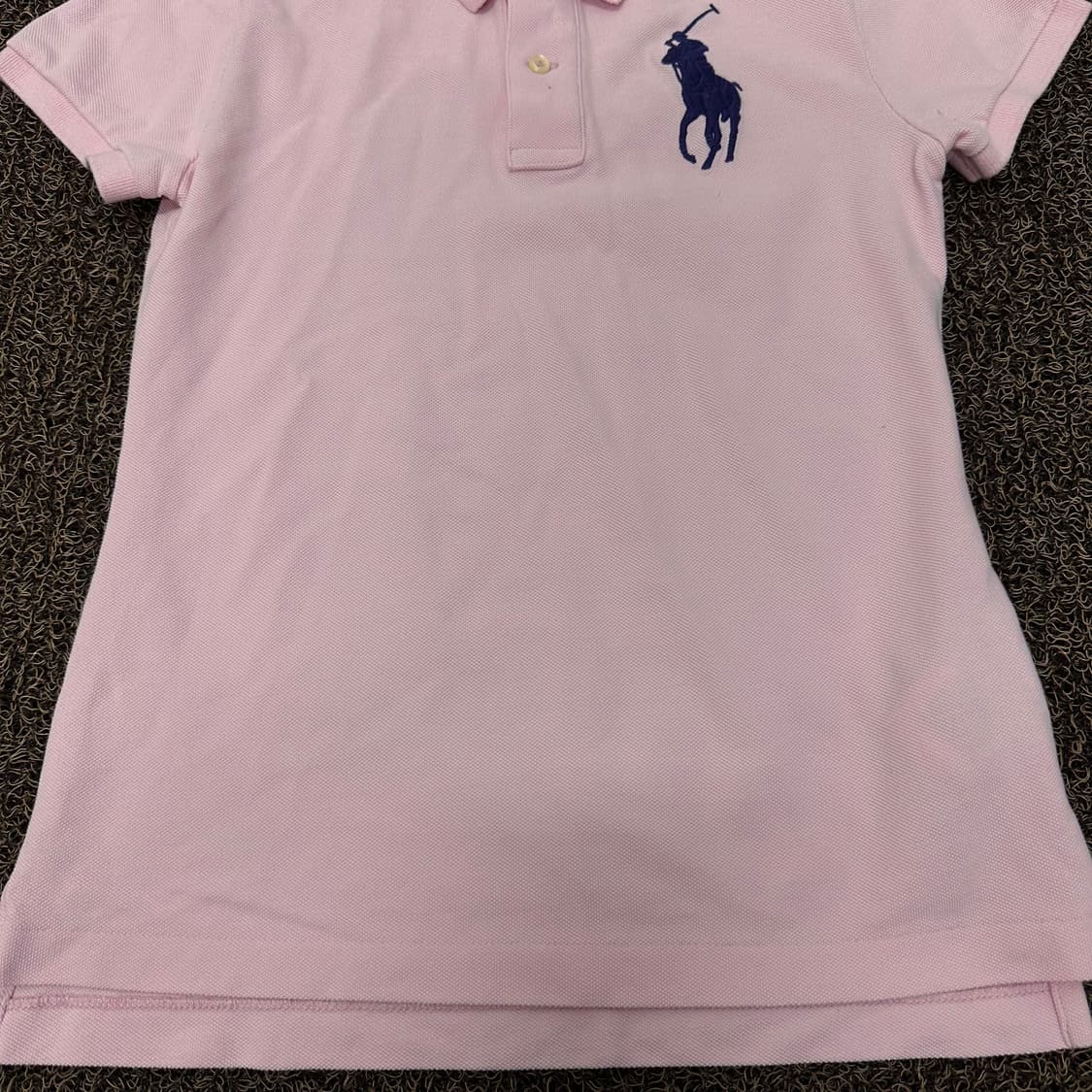 POLO 폴로 랄프로렌 빅포니 카라티 여성 반팔티셔츠 핑크 XS 상품이미지4