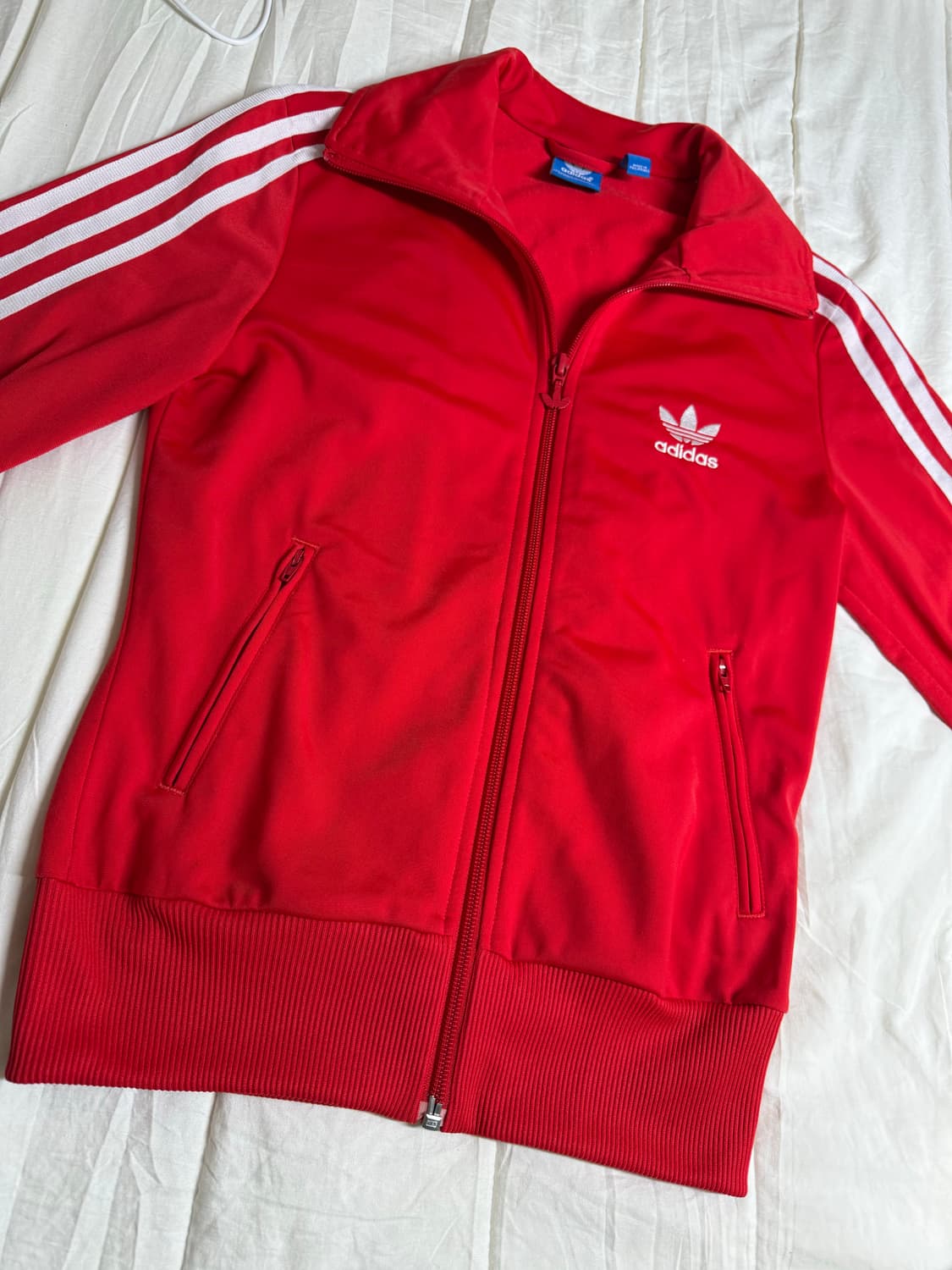 아디다스 백로고 레드 져지 85xs 상품이미지1