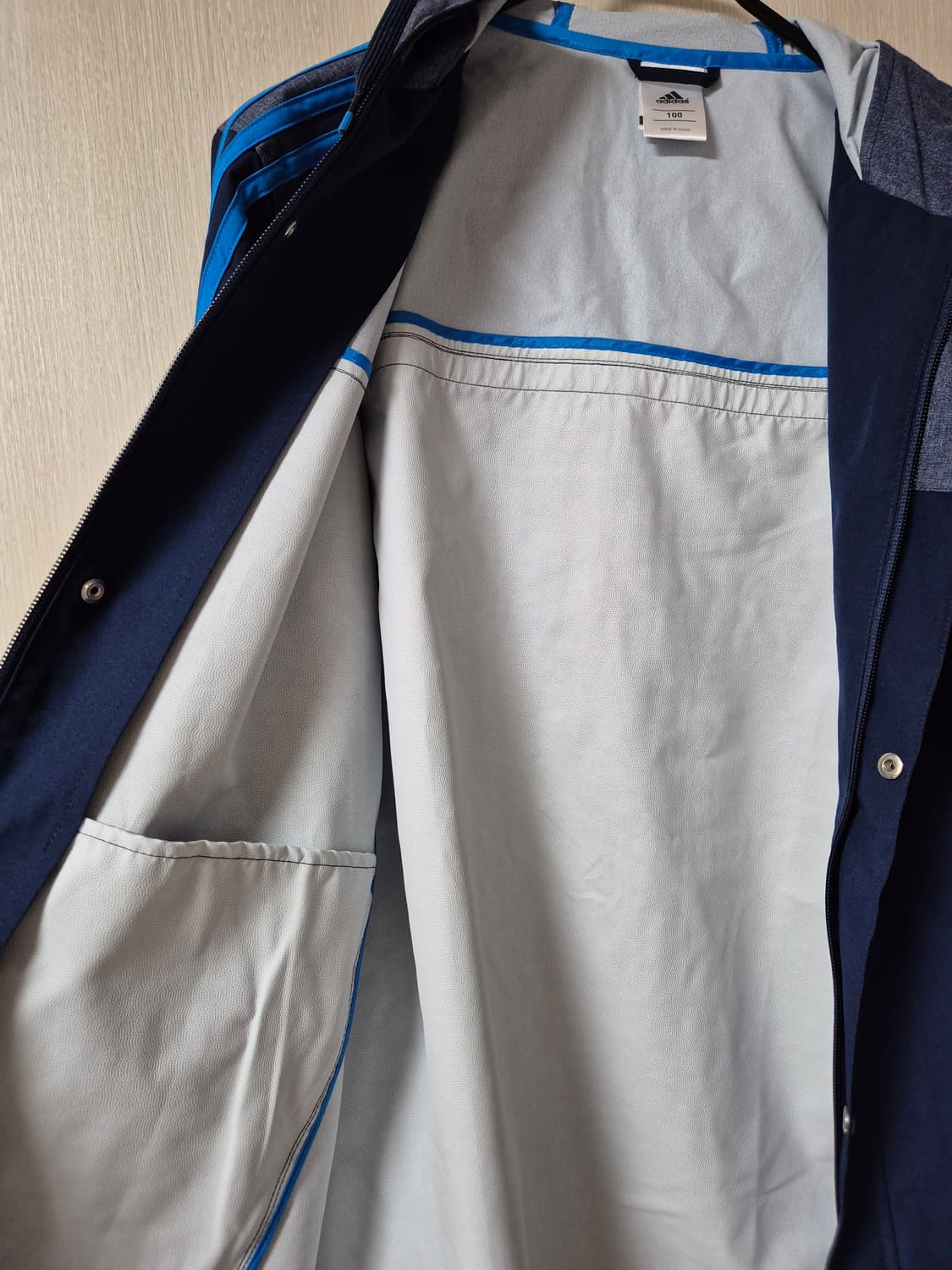 아디다스 레알마드리스 바람막이 하프집업 자켓 100 상품이미지9