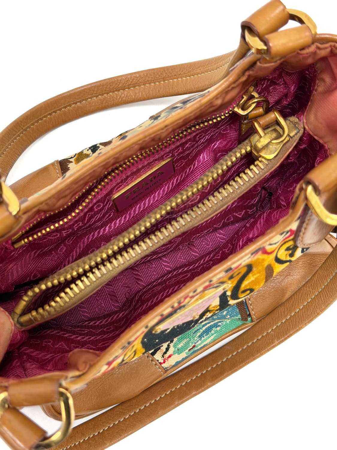 프라다 베네치아 캔버스 & 레더 미니백 상품이미지9