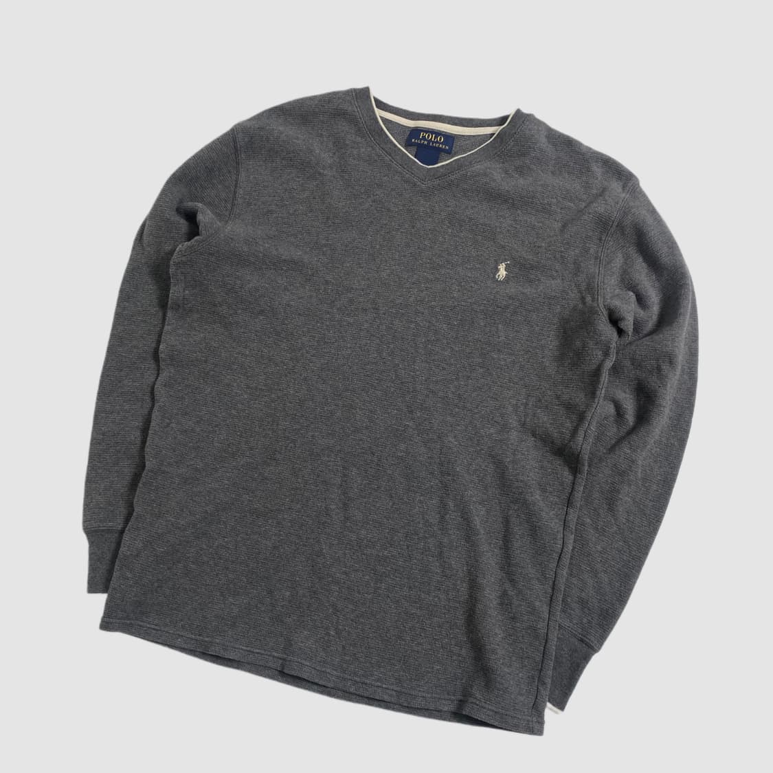 폴로 브이넥 와플티 상품이미지1