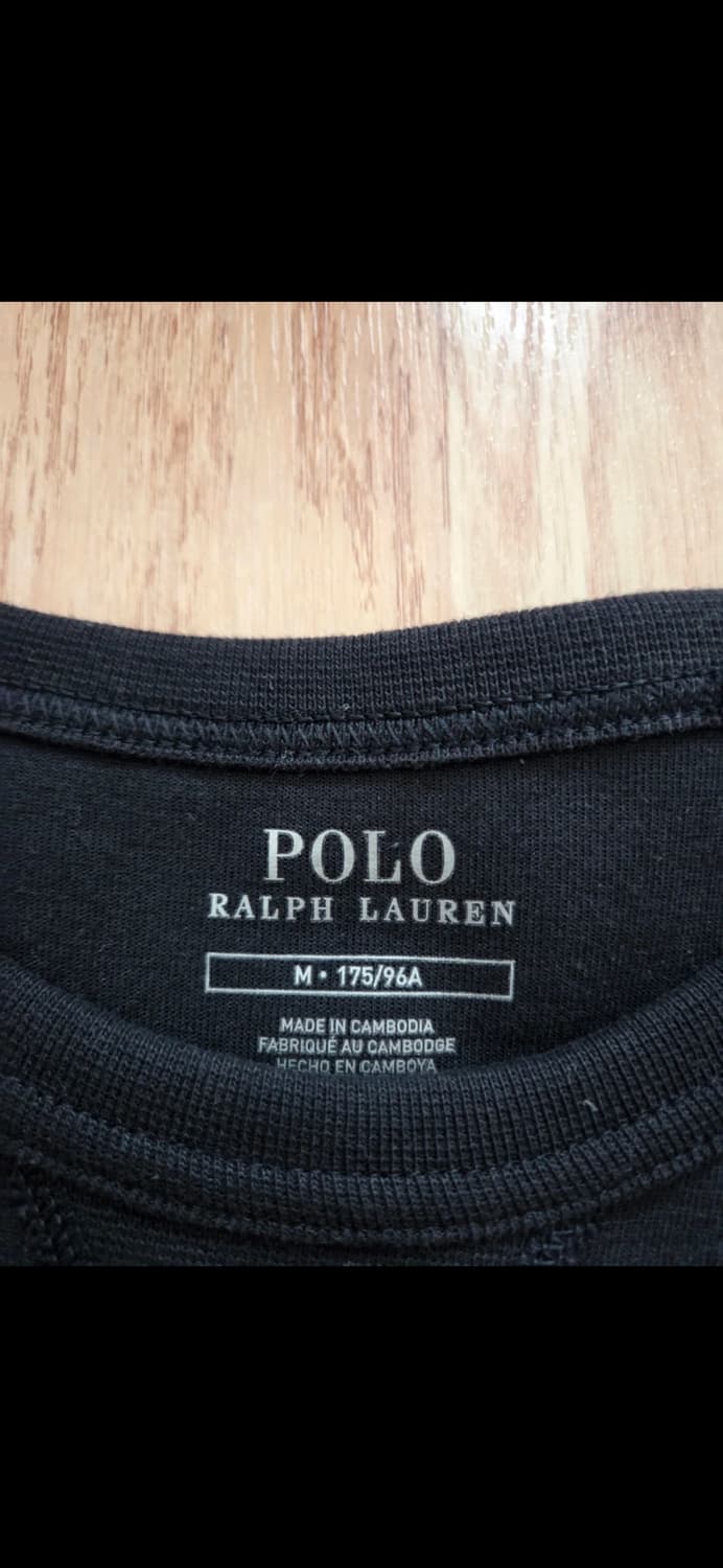 폴로 랄프로렌 빅포니 맨투맨 블랙 M (100) 상품이미지2
