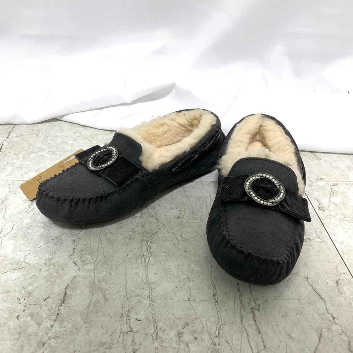 어그 빈티지 양털 안감 로퍼 240 모리걸 여성 플랫슈즈 상품이미지1