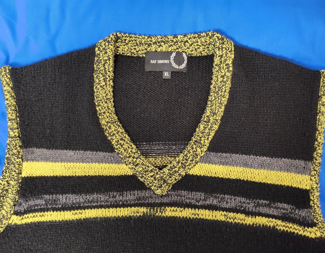 라프시몬스RAF SIMONSx프레드페리FRED PERRY/니트베스트/ 상품이미지3