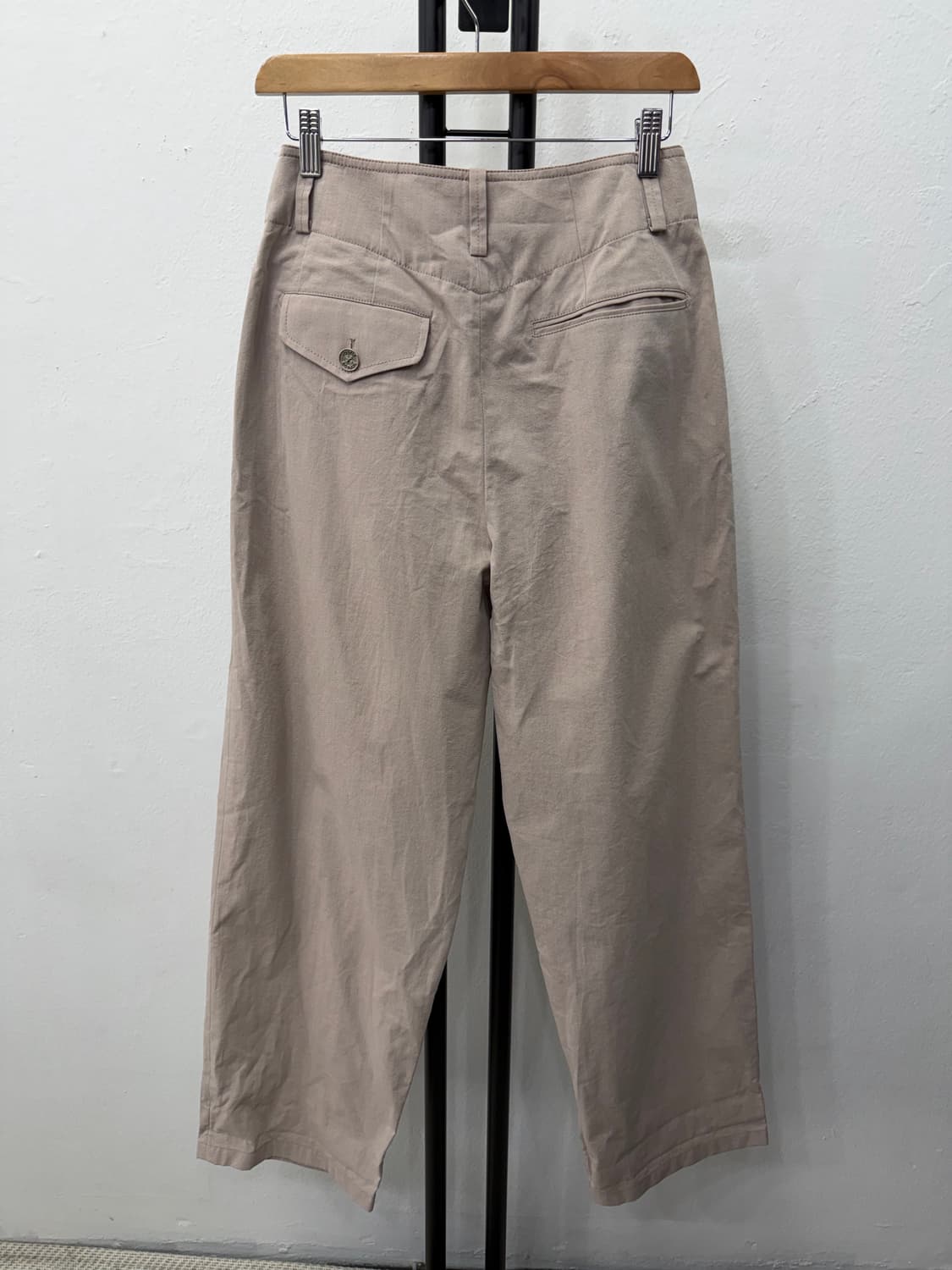 정품) 타임 한섬 22ss 여성 와이드팬츠 64  상품이미지5