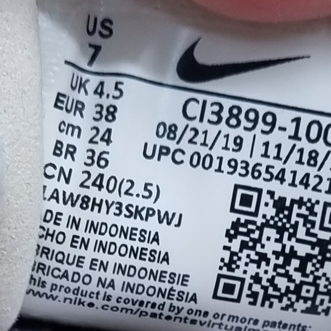 나이키 에어맥스270 리액트 여성운동화240  상품이미지6