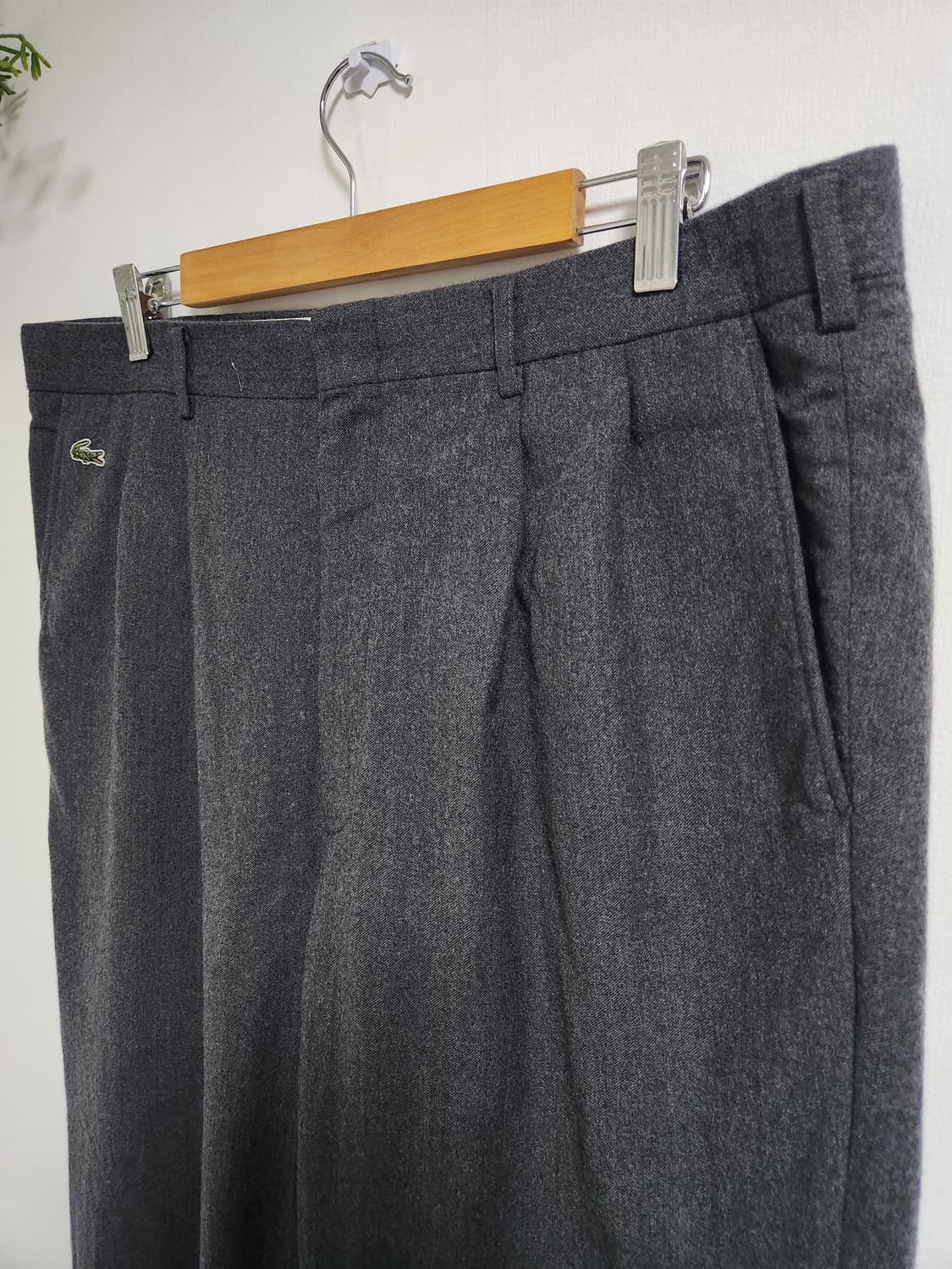 90s 서광 라코스테 울 플란넬 트라우져 상품이미지4